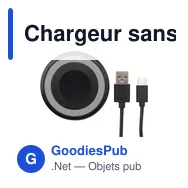 Chargeur sans fil personnalisable 15W avec logo - All-in-one RCS - Miniature 7
