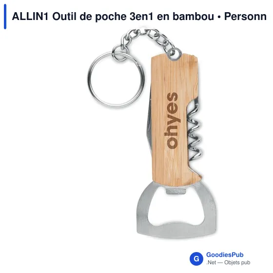 ALLIN1 Outil de poche 3en1 en bambou - Image 4