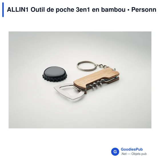 ALLIN1 Outil de poche 3en1 en bambou - Image 5