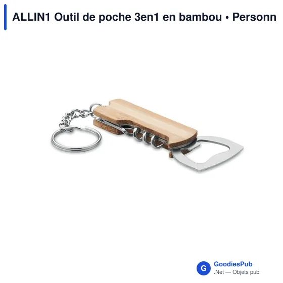 ALLIN1 Outil de poche 3en1 en bambou - Image 7
