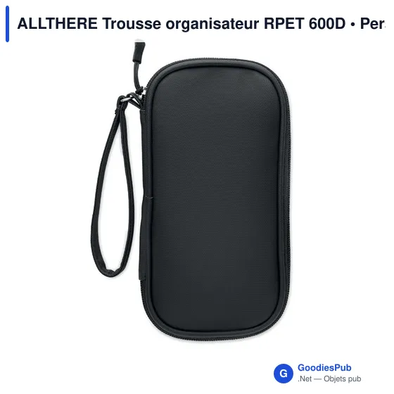 Trousse organisateur personnalisable en RPET 600D avec logo - Image 4