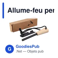 Allume-feu personnalisable en acier inoxydable Azra avec logo - Miniature 11