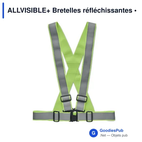 ALLVISIBLE+ Bretelles réfléchissantes