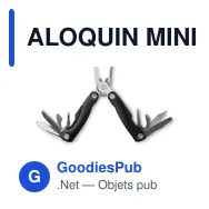 ALOQUIN MINI Couteau multifonctions - Miniature 5