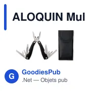 ALOQUIN Multi-outils de poche - Miniature 1