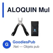 ALOQUIN Multi-outils de poche - Miniature 6