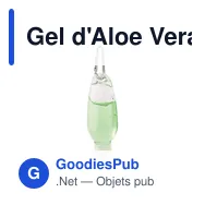 Gel d'Aloe Vera personnalisable 50ml avec logo - ALOVE - Miniature 1