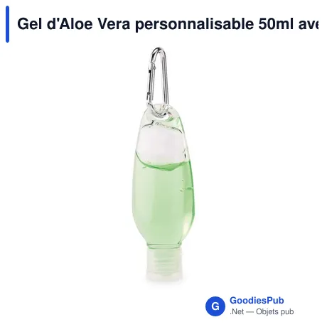 Gel d'Aloe Vera personnalisable 50ml avec logo - ALOVE