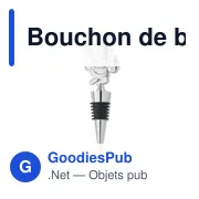 Bouchon de bouteille personnalisable avec motif de Noël - ALTOavec logo - Miniature 1