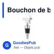 Bouchon de bouteille personnalisable avec motif de Noël - ALTOavec logo - Miniature 3
