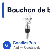 Bouchon de bouteille personnalisable avec motif de Noël - ALTOavec logo - Miniature 4
