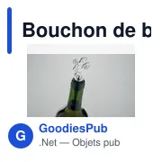 Bouchon de bouteille personnalisable avec motif de Noël - ALTOavec logo - Miniature 5