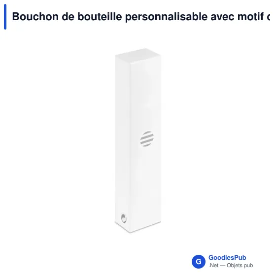 Bouchon de bouteille personnalisable avec motif de Noël - ALTOavec logo - Image 6