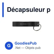 Décapsuleur porte-clés personnalisable en aluminium avec logo - Miniature 11