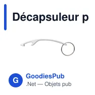 Décapsuleur personnalisable en aluminium recyclé avec logo - Alu Opener GRS - Miniature 12