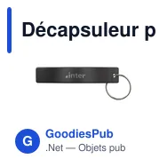 Décapsuleur personnalisable en aluminium recyclé avec logo - Alu Opener GRS - Miniature 10