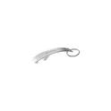 Variante argenté - Décapsuleur personnalisable en aluminium recyclé avec logo - Alu Opener GRS