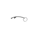 Variante noir - Décapsuleur personnalisable en aluminium recyclé avec logo - Alu Opener GRS