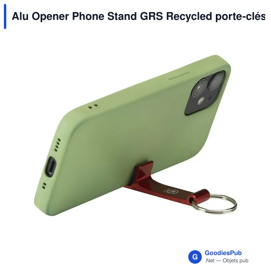 Porte-clés décapsuleur personnalisable en aluminium recyclé avec logo - Image 6
