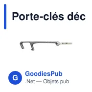 Porte-clés décapsuleur personnalisable en aluminium recyclé avec logo - Miniature 9