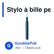 Stylo à bille personnalisable en aluminium recyclé - ALUBAavec logo - Miniature 9