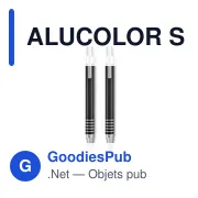 ALUCOLOR Set stylo bille étui métal - Miniature 5