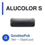 ALUCOLOR Set stylo bille étui métal - Miniature 6