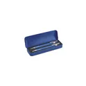 Variante bleu - ALUCOLOR Set stylo bille étui métal