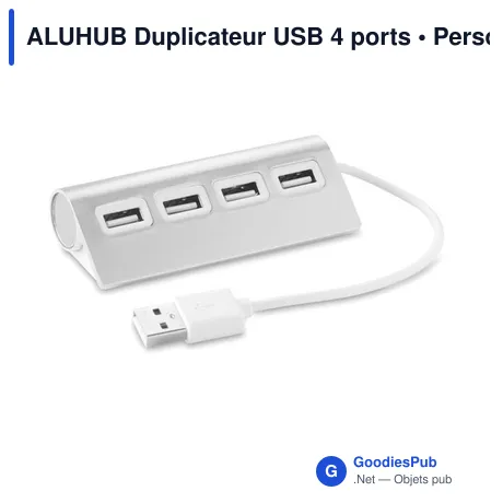 ALUHUB Duplicateur USB 4 ports