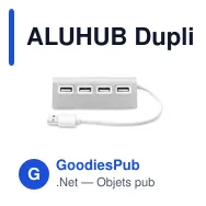 ALUHUB Duplicateur USB 4 ports - Miniature 3