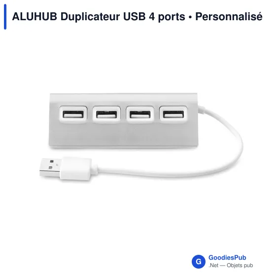ALUHUB Duplicateur USB 4 ports - Image 3