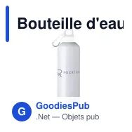 Bouteille d'eau personnalisable AluMaxi GRS Recycled 750 ml avec logo - Miniature 4