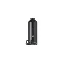 Variante noir - Bouteille d'eau personnalisable AluMaxi GRS Recycled 750 ml avec logo