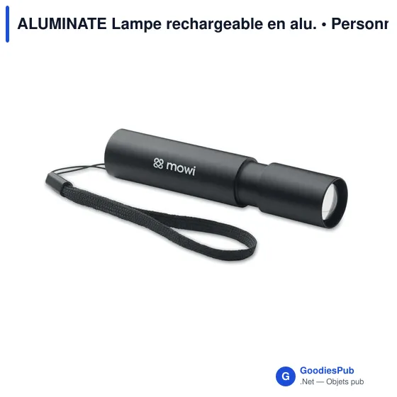 ALUMINATE Lampe rechargeable en alu. - Image 4