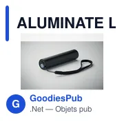 ALUMINATE Lampe rechargeable en alu. - Miniature 6