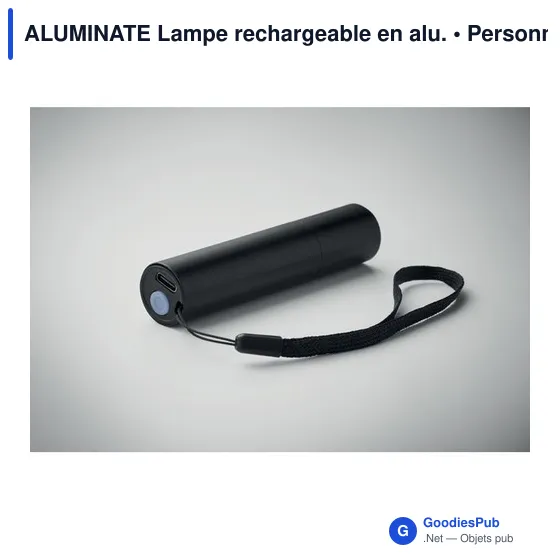 ALUMINATE Lampe rechargeable en alu. - Image 6