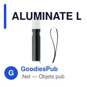 ALUMINATE Lampe rechargeable en alu. - Miniature 8
