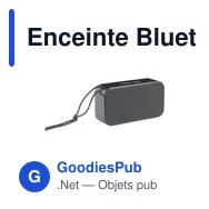Enceinte Bluetooth personnalisable AluSound RCS avec logo - Miniature 1