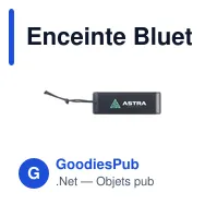 Enceinte Bluetooth personnalisable AluSound RCS avec logo - Miniature 2