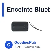 Enceinte Bluetooth personnalisable AluSound RCS avec logo - Miniature 3