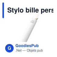Stylo bille personnalisable en aluminium recyclé avec logo - Alvar GRS - Miniature 2