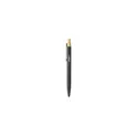 Variante noir - Stylo bille personnalisable en aluminium recyclé avec logo - Alvar GRS