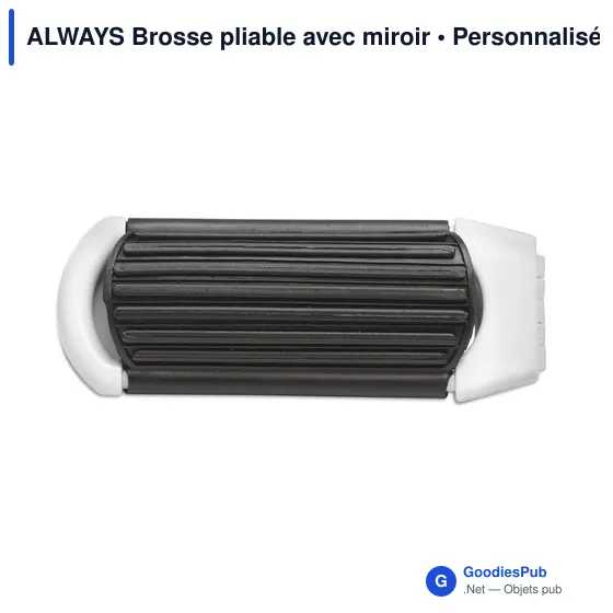 ALWAYS Brosse pliable avec miroir - Image 1