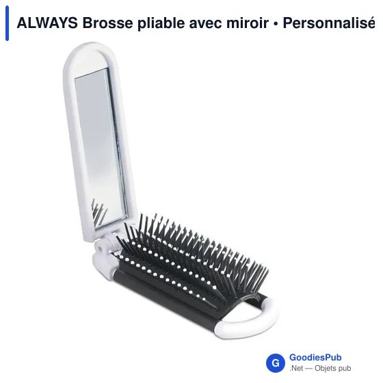ALWAYS Brosse pliable avec miroir - Image 2