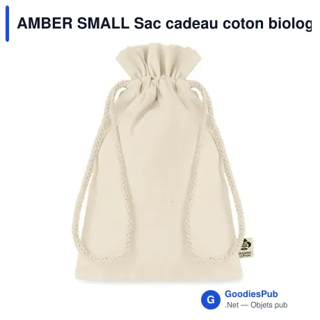 AMBER SMALL Sac cadeau coton biologique S