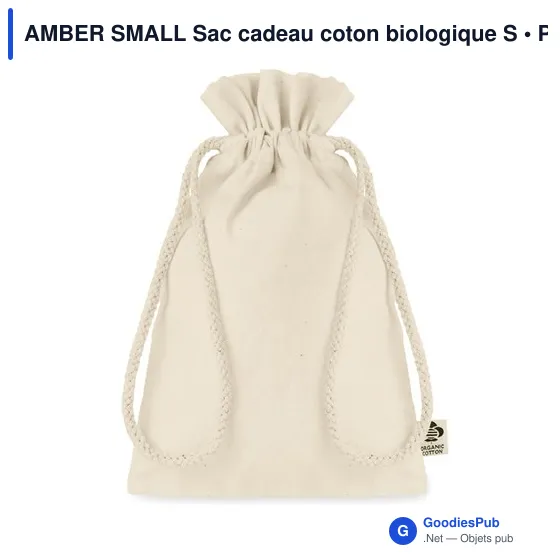AMBER SMALL Sac cadeau coton biologique S - Image 1