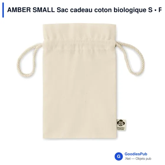 AMBER SMALL Sac cadeau coton biologique S - Image 2
