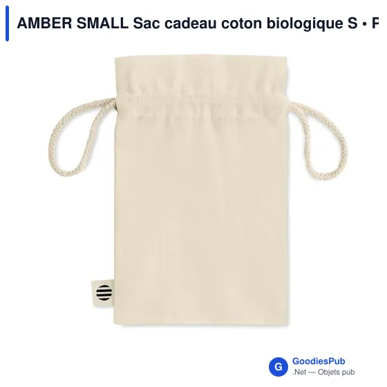 AMBER SMALL Sac cadeau coton biologique S - Image 3