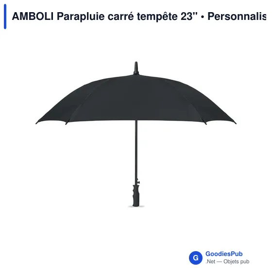Parapluie tempête personnalisable AMBOLI avec logo - Image 8