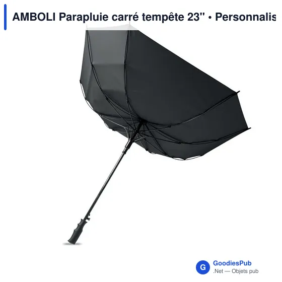 Parapluie tempête personnalisable AMBOLI avec logo - Image 10